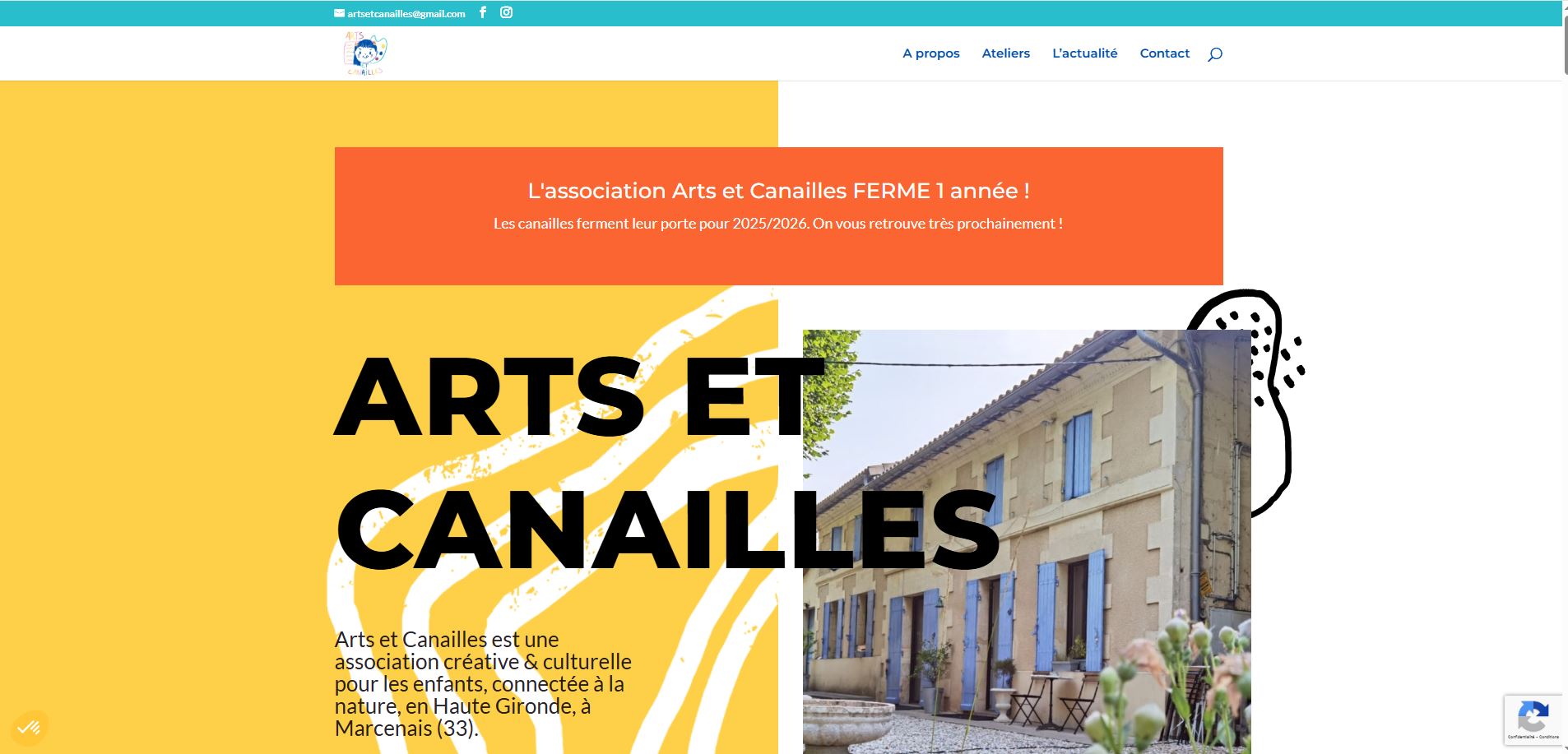 Site Web Arts et Canailles