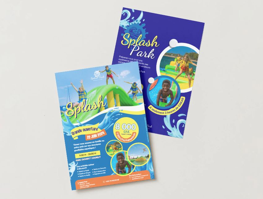 Branding Splash Park Sénégal