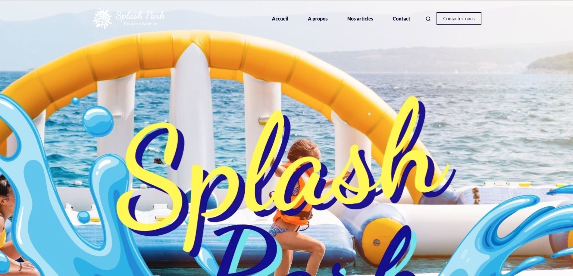 Site Web Splash Park Sénégal
